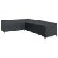 vidaXL Κάλυμμα επίπλων Μαύρο 355 x 275 x 80 εκ. Ύφασμα Oxford 210D