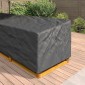 vidaXL Κάλυμμα επίπλων Μαύρο 355 x 275 x 80 εκ. Ύφασμα Oxford 420D