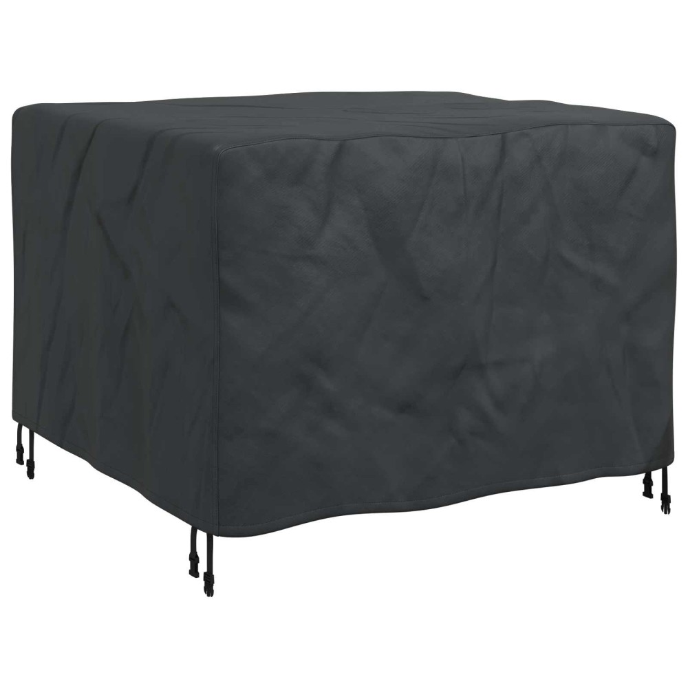 vidaXL Κάλυμμα επίπλων Μονόχρωμο Μαύρο 113 x 113 x 73 cm 210D