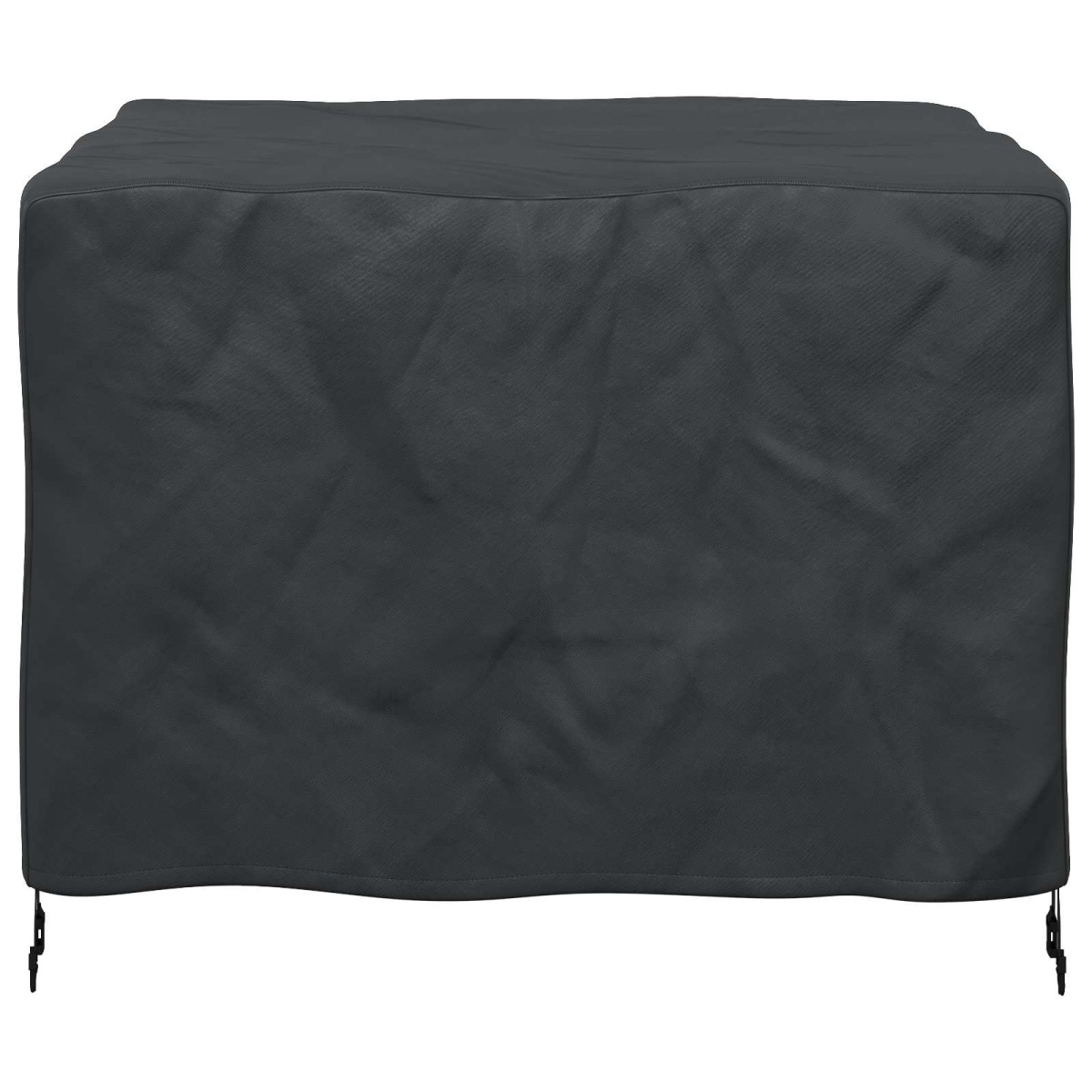 vidaXL Κάλυμμα επίπλων Μονόχρωμο Μαύρο 113 x 113 x 73 cm 210D