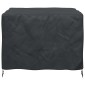 vidaXL Κάλυμμα επίπλων Μονόχρωμο Μαύρο 113 x 113 x 73 cm 210D