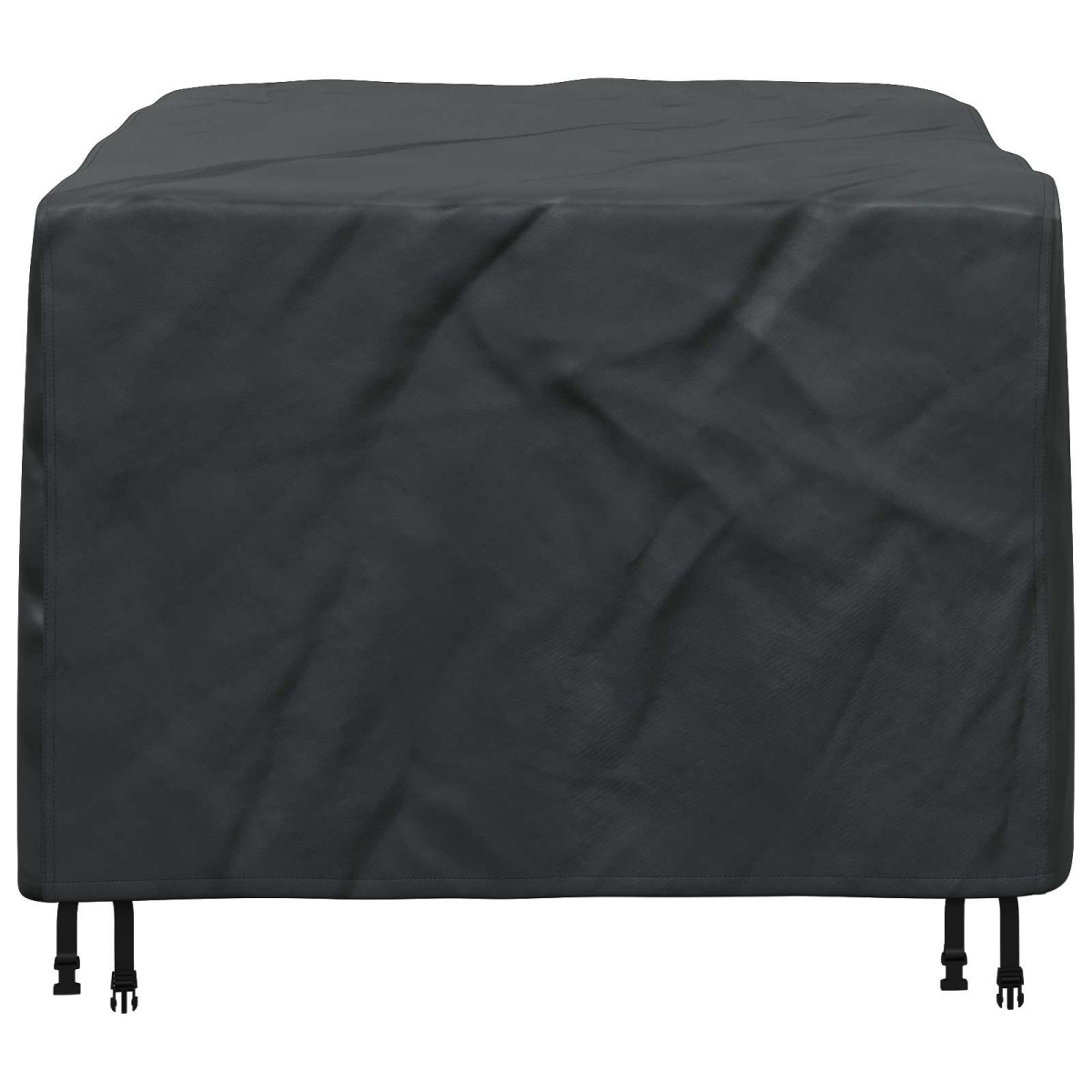 vidaXL Κάλυμμα επίπλων Μονόχρωμο Μαύρο 113 x 113 x 73 cm 210D