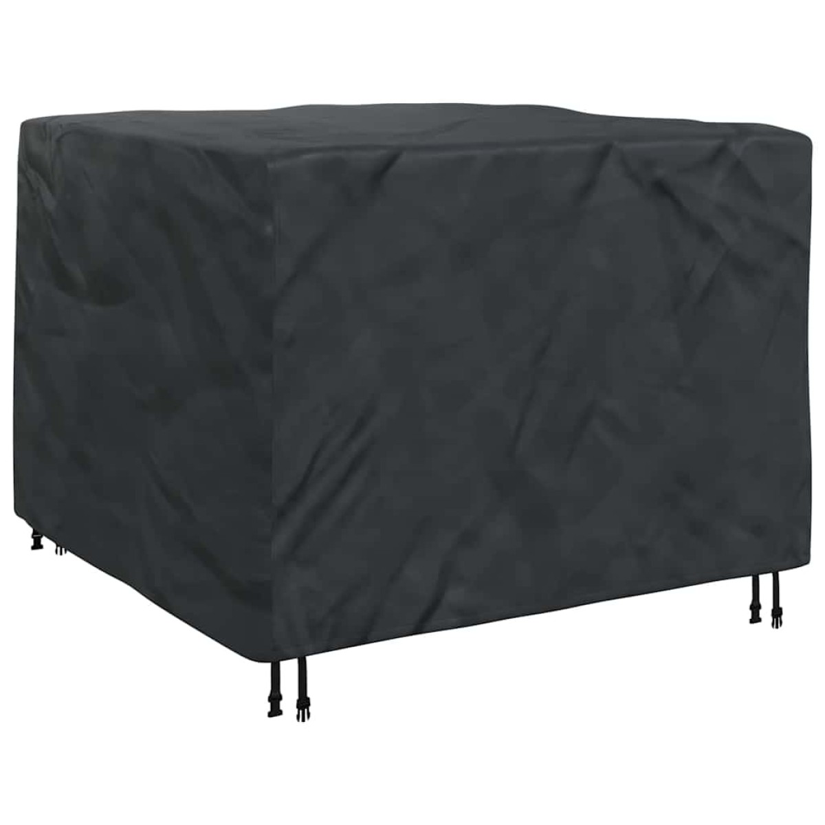 vidaXL Κάλυμμα επίπλων Μαύρο 125 x 125 x 74 cm Υφασμα Oxford 210D