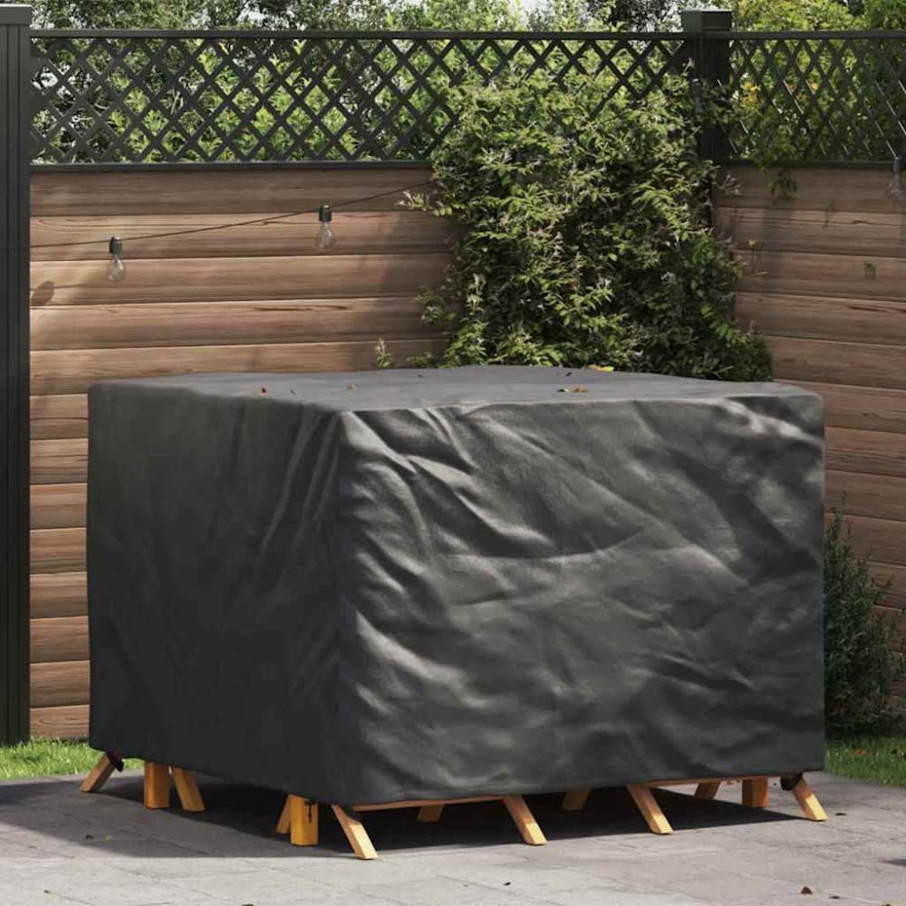 vidaXL Κάλυμμα επίπλων Μαύρο 135 x 135 x 90 cm Υφασμα Oxford 210D