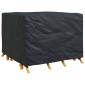vidaXL Κάλυμμα επίπλων Μαύρο 135 x 135 x 90 cm Υφασμα Oxford 210D