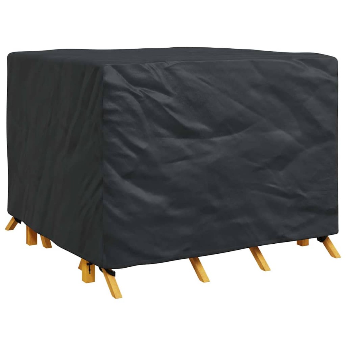 vidaXL Κάλυμμα επίπλων Μαύρο 135 x 135 x 90 cm Ύφασμα 420D Oxford