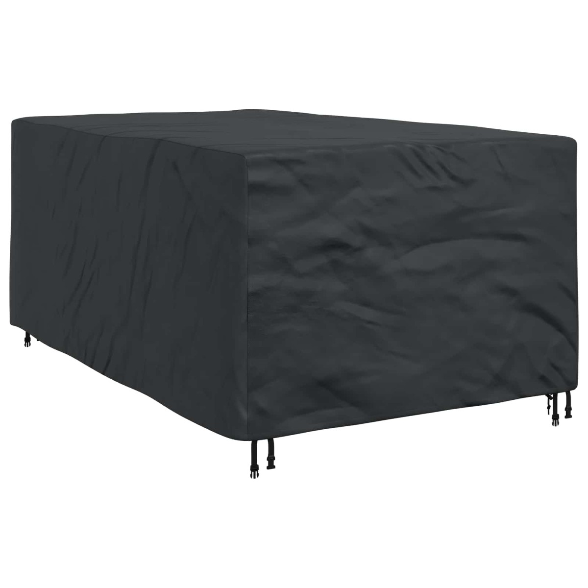 vidaXL Κάλυμμα επίπλων Μονόχρωμο Μαύρο 143 x 225 x 90 εκ. 420D