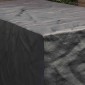 vidaXL Κάλυμμα επίπλων Μονόχρωμο Μαύρο 143 x 225 x 90 εκ. 600D
