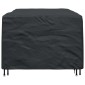 vidaXL Κάλυμμα επίπλων Μονόχρωμο Μαύρο 143 x 225 x 90 εκ. 600D