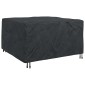vidaXL Κάλυμμα επίπλων Μονόχρωμο Μαύρο 150 x 150 x 75 cm 210D