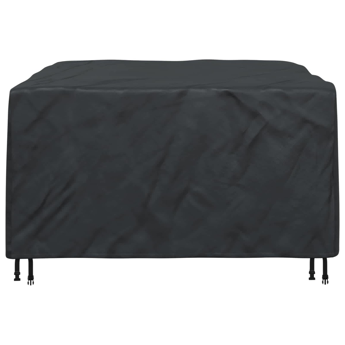 vidaXL Κάλυμμα επίπλων Μονόχρωμο Μαύρο 150 x 150 x 75 cm 210D