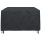 vidaXL Κάλυμμα επίπλων Μονόχρωμο Μαύρο 150 x 150 x 75 cm 210D