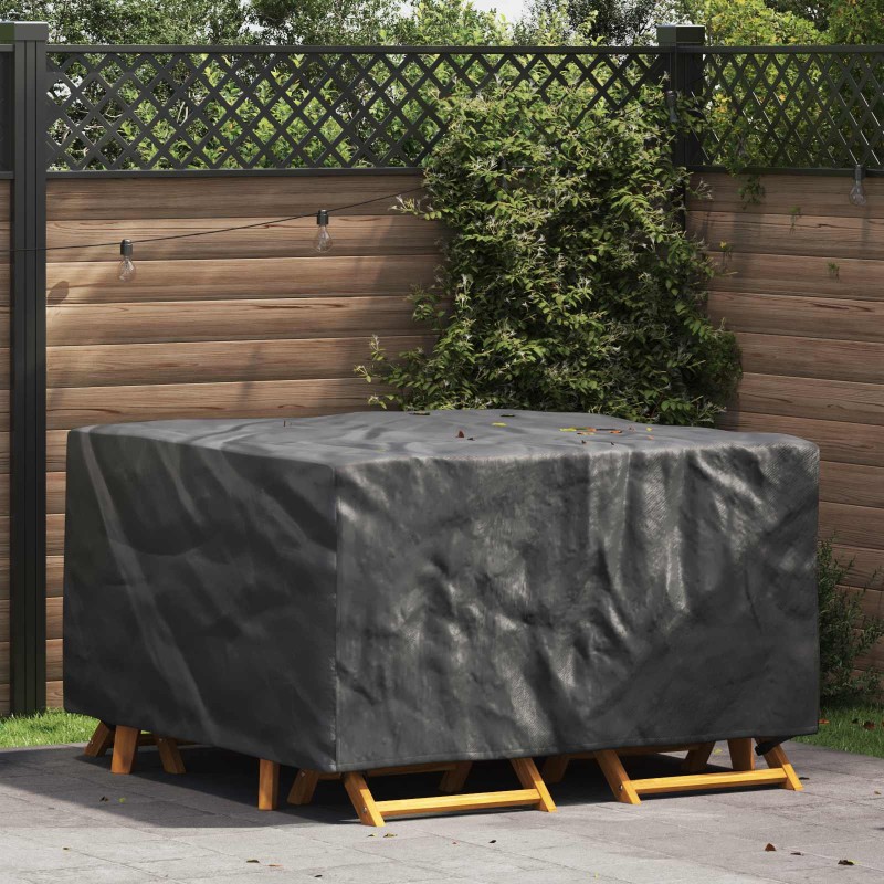 vidaXL Κάλυμμα επίπλων Μονόχρωμο Μαύρο 150 x 150 x 75 cm 210D