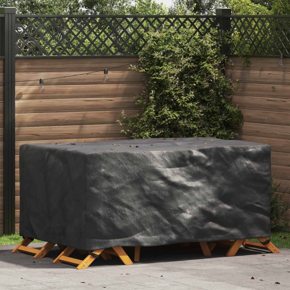 vidaXL Κάλυμμα επίπλων Μονόχρωμο Μαύρο 170 x 100 x 70 εκ. 210D