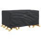 vidaXL Κάλυμμα επίπλων Μονόχρωμο Μαύρο 172 x 113 x 73 cm 210D