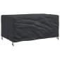 vidaXL Κάλυμμα επίπλων Μονόχρωμο Μαύρο 172 x 113 x 73 cm 210D