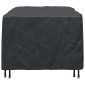 vidaXL Κάλυμμα επίπλων Μονόχρωμο Μαύρο 172 x 113 x 73 cm 420D