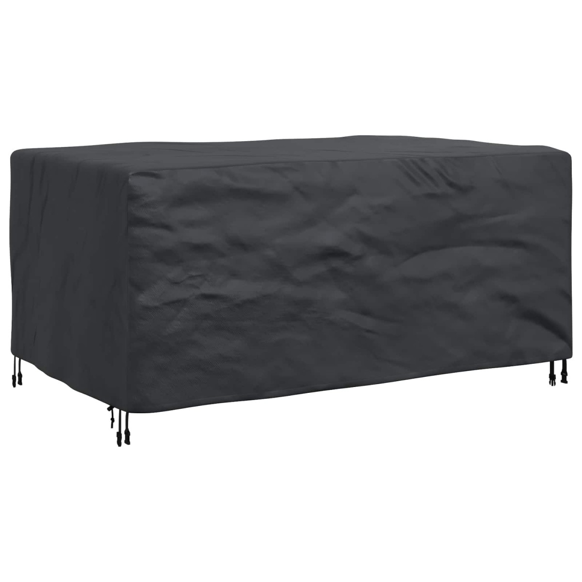 vidaXL Κάλυμμα επίπλων Μονόχρωμο Μαύρο 172 x 113 x 73 cm 420D