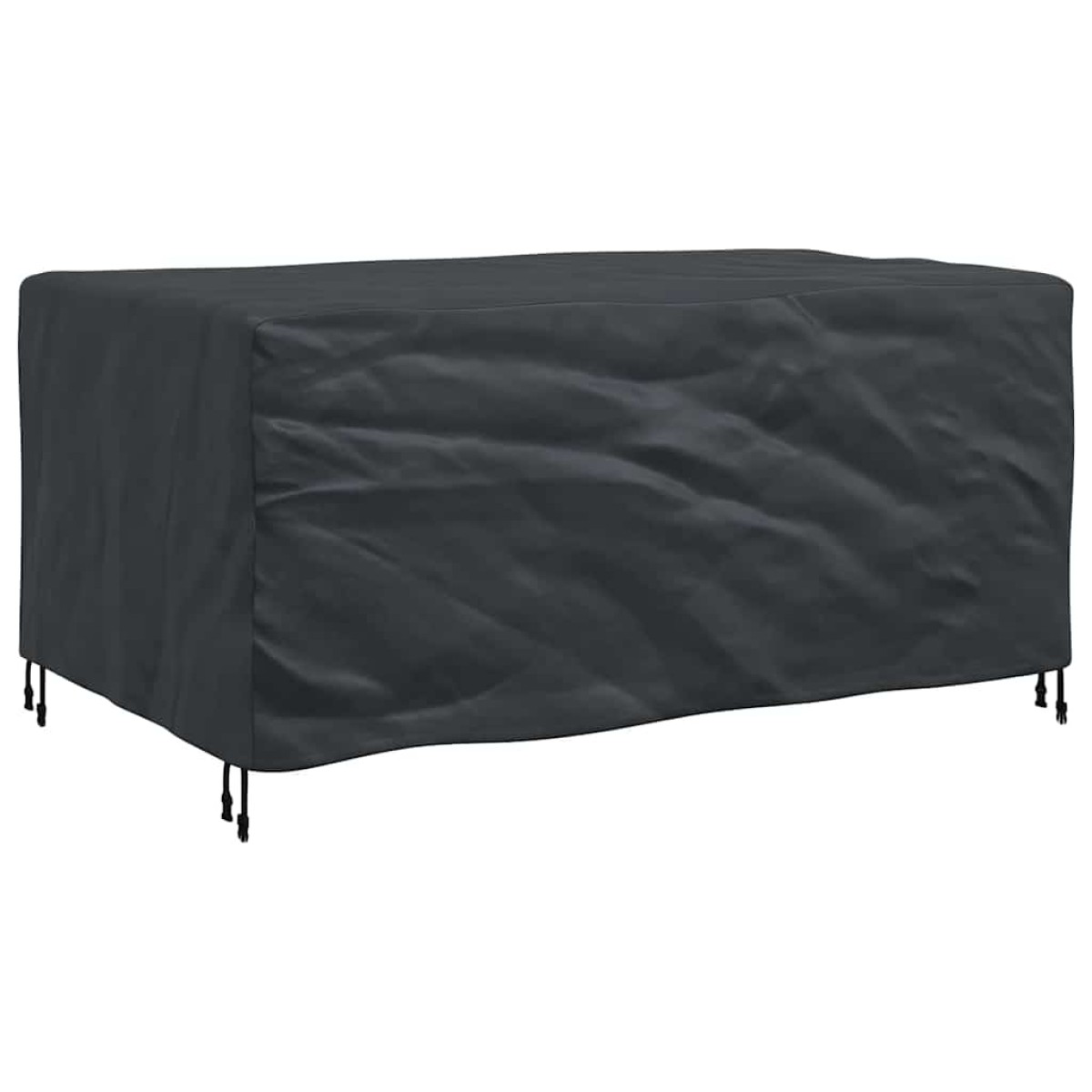 vidaXL Κάλυμμα επίπλων Μονόχρωμο Μαύρο 172 x 113 x 73 cm 600D
