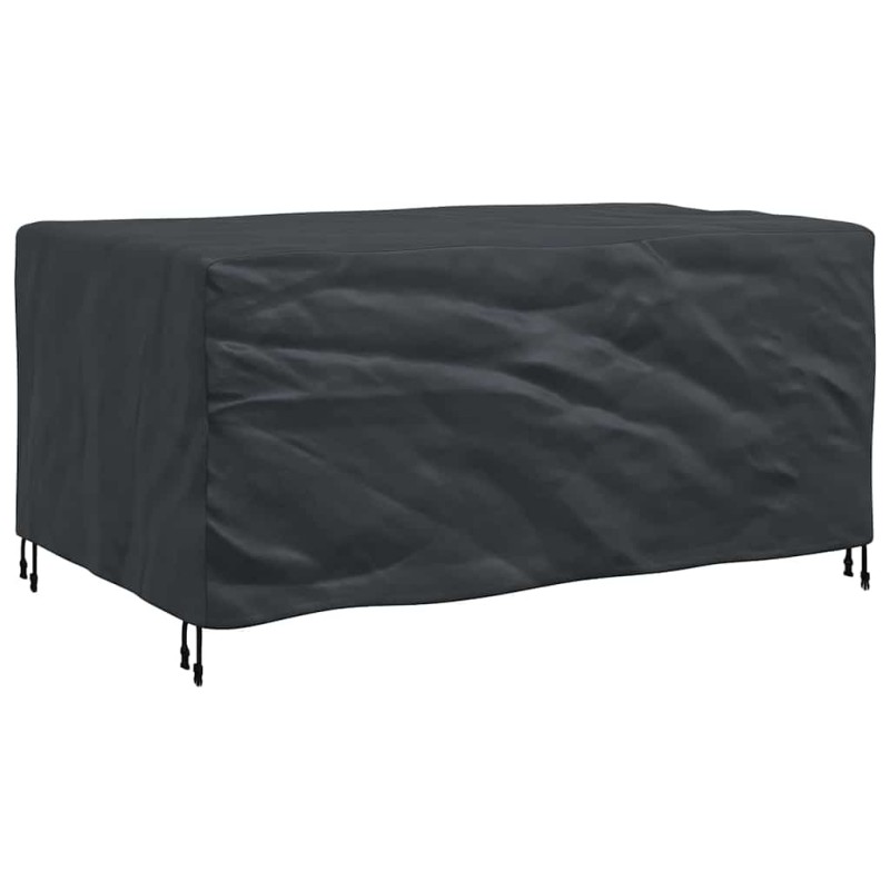vidaXL Κάλυμμα επίπλων Μονόχρωμο Μαύρο 172 x 113 x 73 cm 600D