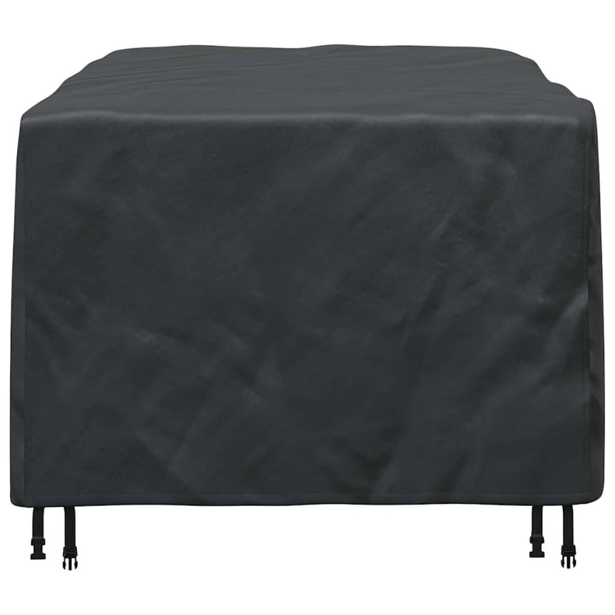 vidaXL Κάλυμμα επίπλων Μονόχρωμο Μαύρο 172 x 113 x 73 cm 600D