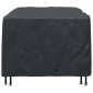 vidaXL Κάλυμμα επίπλων Μονόχρωμο Μαύρο 172 x 113 x 73 cm 600D
