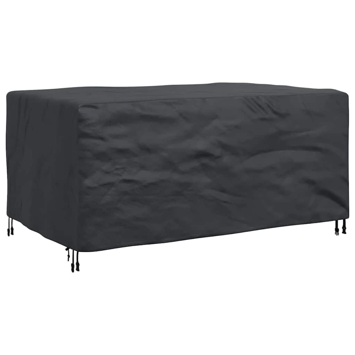 vidaXL Κάλυμμα επίπλων Μονόχρωμο Μαύρο 172 x 113 x 73 cm 600D