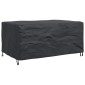 vidaXL Κάλυμμα επίπλων Μονόχρωμο Μαύρο 172 x 113 x 73 cm 600D