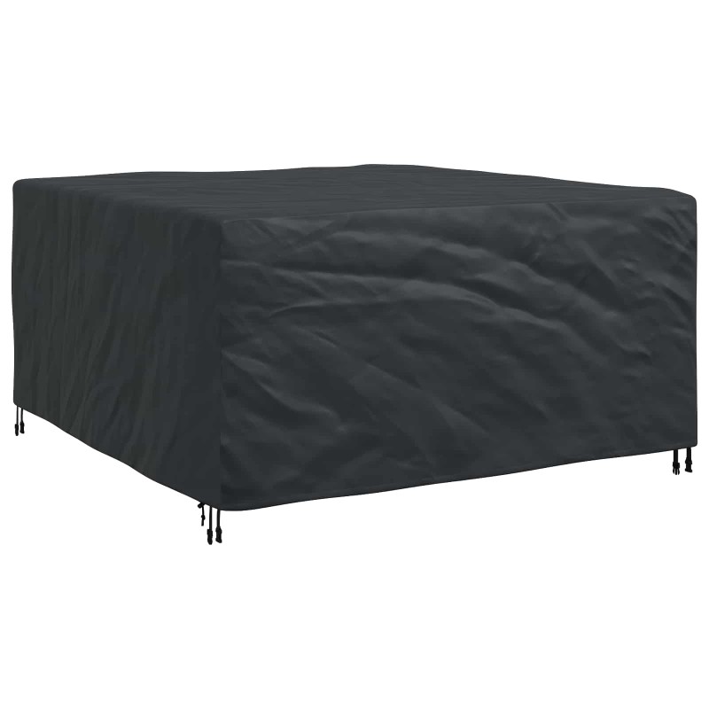 vidaXL Κάλυμμα επίπλων Μονόχρωμο Μαύρο 180 x 190 x 85 εκ. 420D