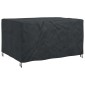 vidaXL Κάλυμμα επίπλων Μονόχρωμο Μαύρο 180 x 120 x 74 εκ. 420D