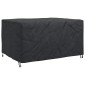 vidaXL Κάλυμμα επίπλων Μονόχρωμο Μαύρο 180 x 140 x 90 cm 420D
