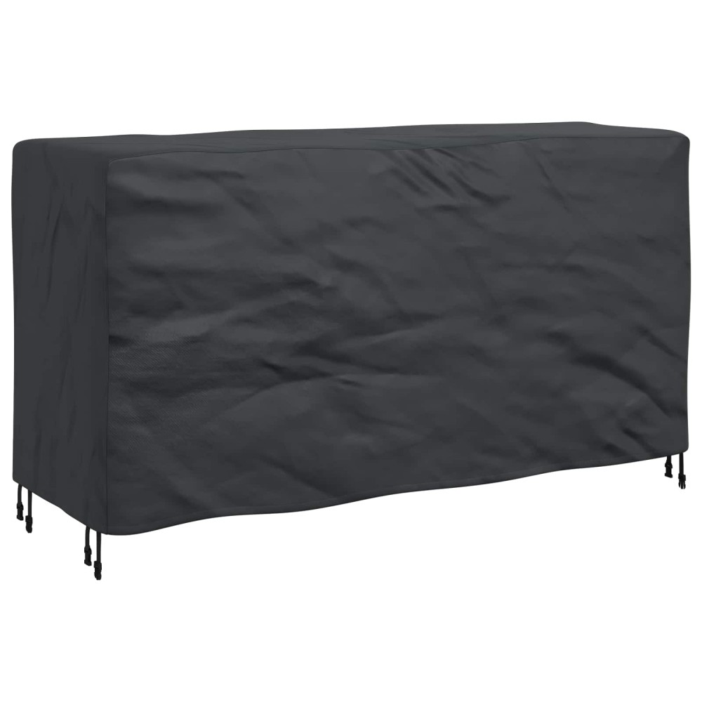 vidaXL Κάλυμμα επίπλων Μονόχρωμο Μαύρο 180 x 70 x 90 cm 210D