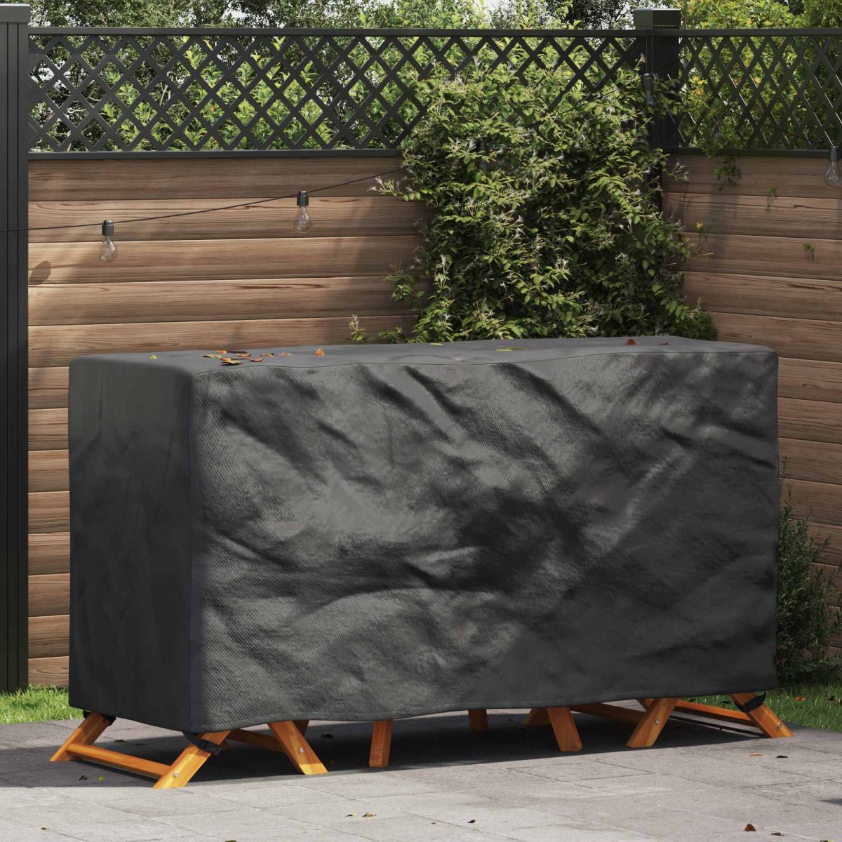 vidaXL Κάλυμμα επίπλων Μονόχρωμο Μαύρο 180 x 70 x 90 cm 210D