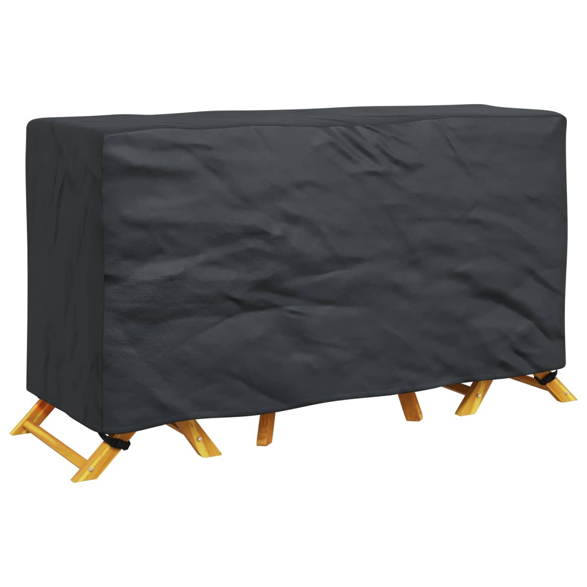 vidaXL Κάλυμμα επίπλων Μονόχρωμο Μαύρο 180 x 70 x 90 cm 210D