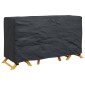 vidaXL Κάλυμμα επίπλων Μονόχρωμο Μαύρο 180 x 70 x 90 cm 210D