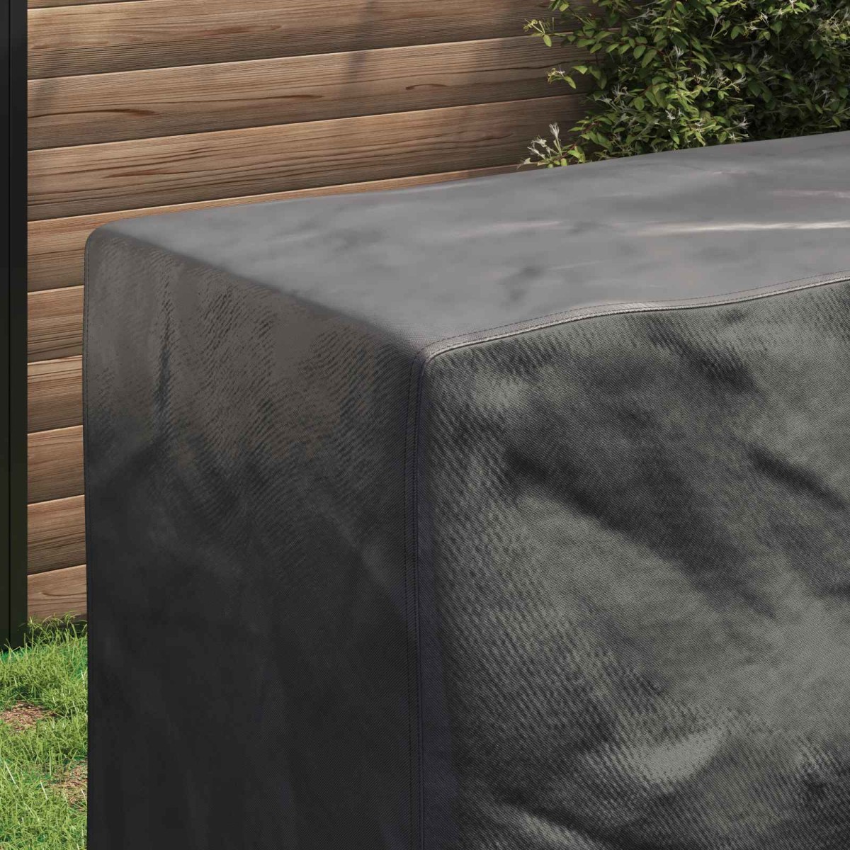 vidaXL Κάλυμμα επίπλων Μονόχρωμο Μαύρο 180 x 70 x 90 cm 210D