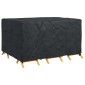 vidaXL Κάλυμμα επίπλων Μονόχρωμο Μαύρο 180 x 150 x 85 εκ. 210D
