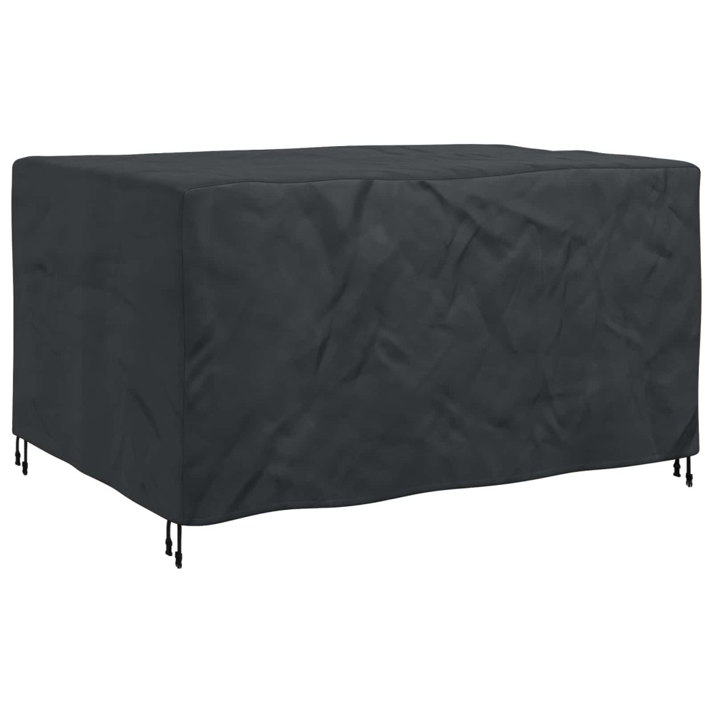 vidaXL Κάλυμμα επίπλων Μονόχρωμο Μαύρο 180 x 150 x 85 εκ. 420D