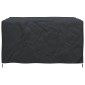 vidaXL Κάλυμμα επίπλων Μονόχρωμο Μαύρο 180 x 150 x 85 εκ. 420D