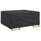 vidaXL Κάλυμμα επίπλων Μονόχρωμο Μαύρο 200 x 160 x 70 cm 420D