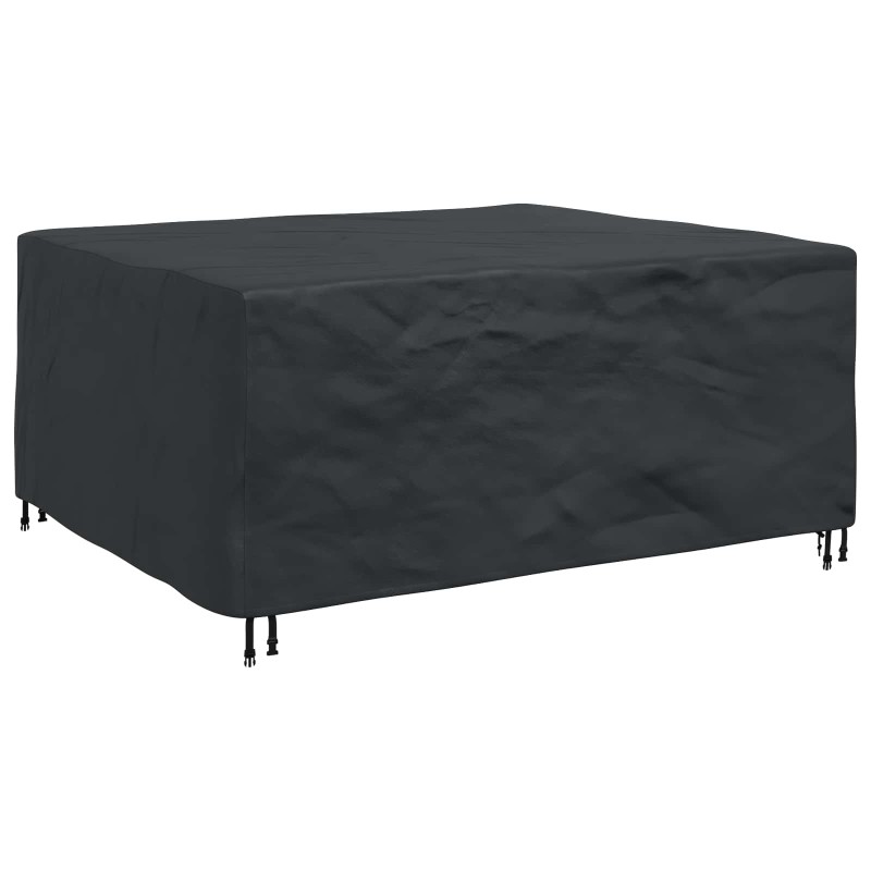 vidaXL Κάλυμμα επίπλων Μονόχρωμο Μαύρο 200 x 165 x 80 cm 420D