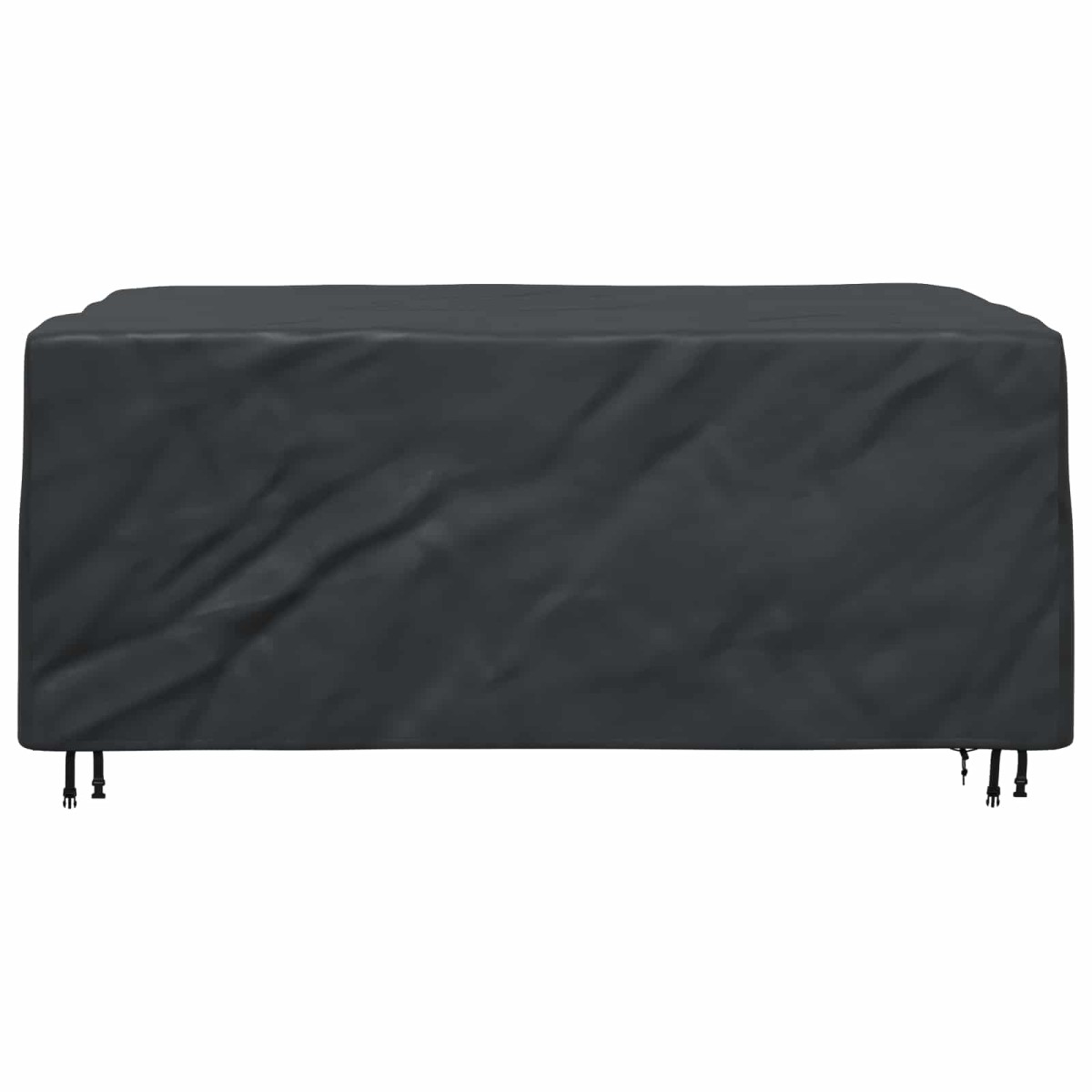 vidaXL Κάλυμμα επίπλων Μονόχρωμο Μαύρο 210 x 130 x 70 εκ. 210D