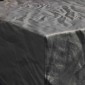 vidaXL Κάλυμμα επίπλων Μονόχρωμο Μαύρο 220 x 220 x 70 εκ. 420D