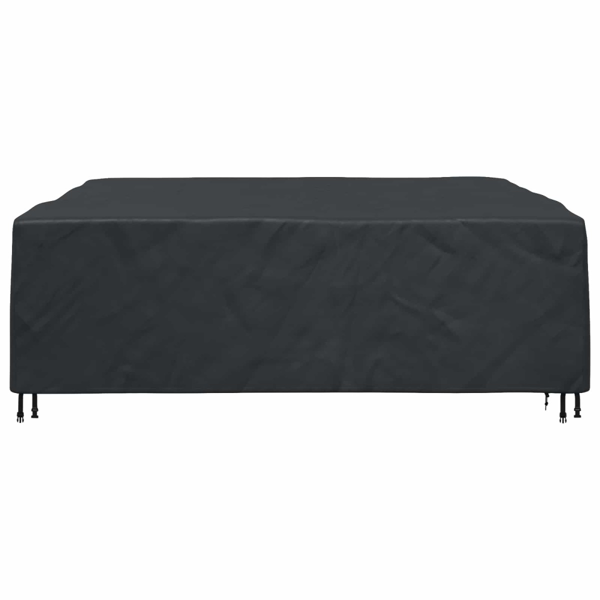 vidaXL Κάλυμμα επίπλων Μονόχρωμο Μαύρο 220 x 220 x 70 εκ. 420D