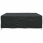 vidaXL Κάλυμμα επίπλων Μονόχρωμο Μαύρο 220 x 220 x 70 εκ. 600D