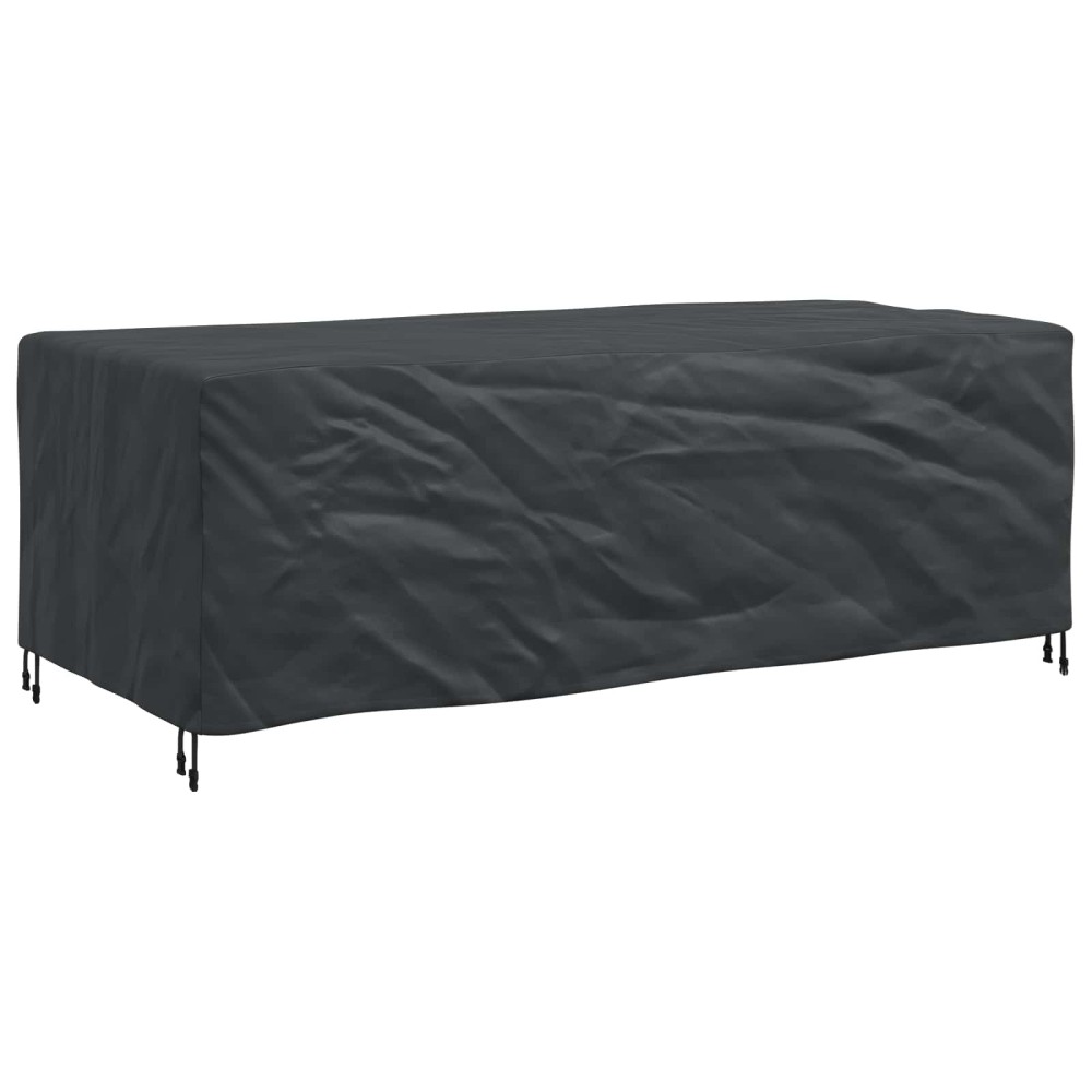 vidaXL Κάλυμμα επίπλων Μονόχρωμο Μαύρο 229 x 113 x 73 cm 210D