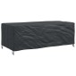 vidaXL Κάλυμμα επίπλων Μονόχρωμο Μαύρο 229 x 113 x 73 cm 210D