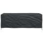 vidaXL Κάλυμμα επίπλων Μονόχρωμο Μαύρο 229 x 113 x 73 cm 210D