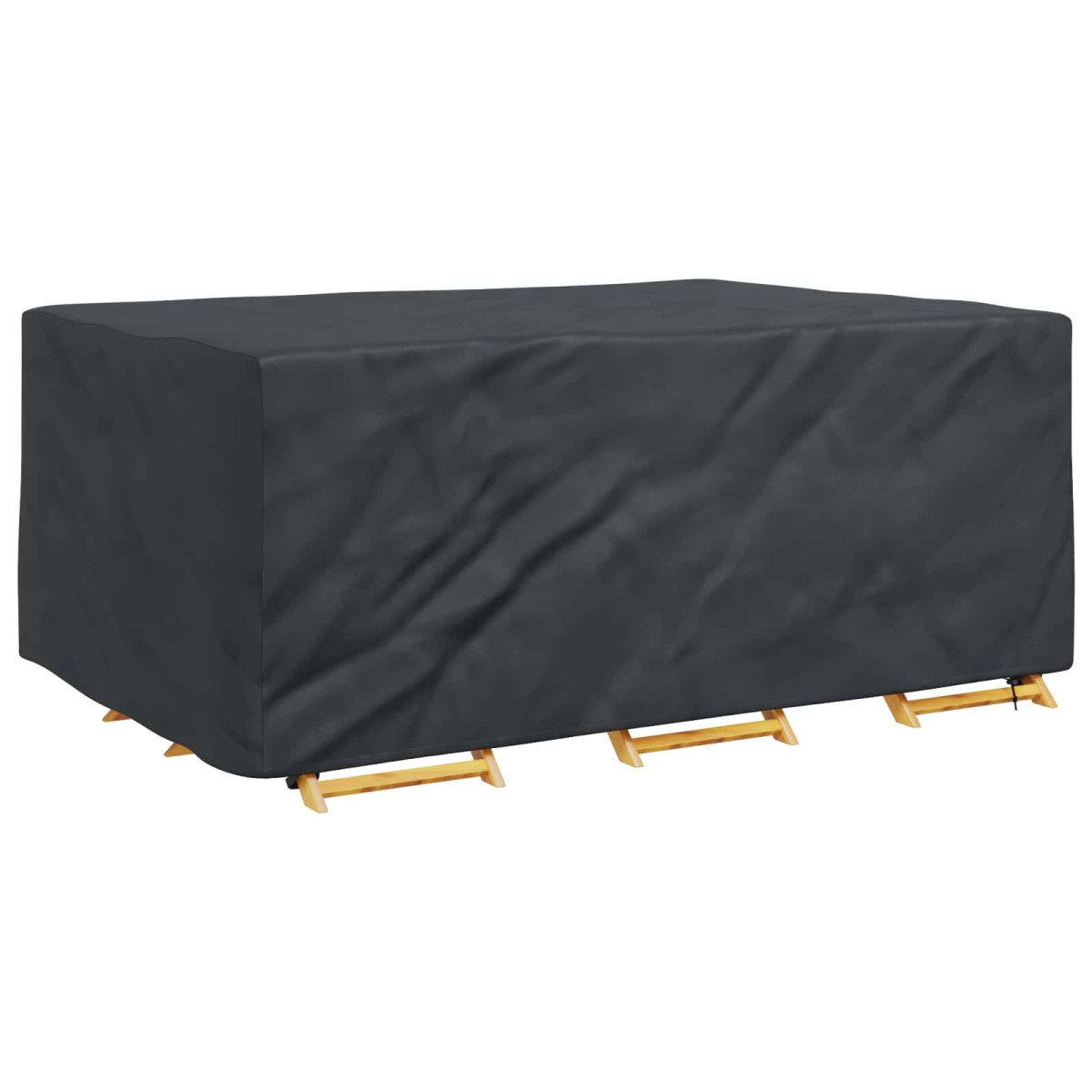vidaXL Κάλυμμα επίπλων Μονόχρωμο Μαύρο 230 x 165 x 80 cm 210D