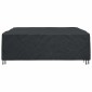 vidaXL Κάλυμμα επίπλων Μονόχρωμο Μαύρο 235 x 235 x 70 εκ. 420D